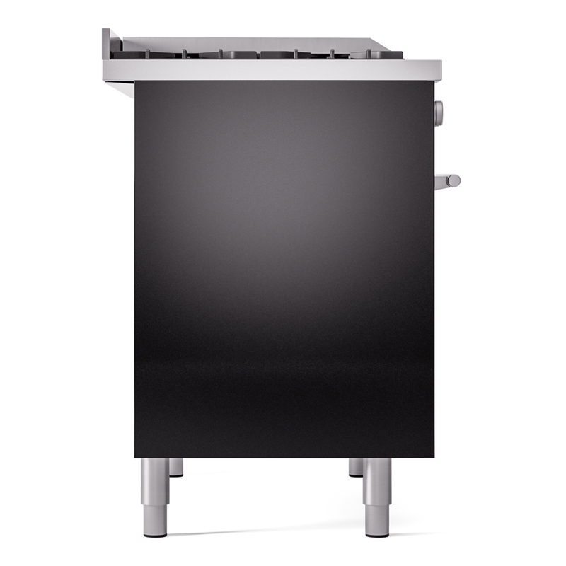 ILVE UPD40FWMPBKLP Professional Plus II 40" Dual Fuel Range, left side view