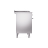 ILVE UPD40FWMPSSLP Professional Plus II 40" Dual Fuel Range, left side view