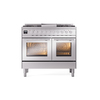 ILVE UPD40FWMPSS Professional Plus II 40" Dual Fuel Range, front view