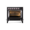 ILVE_UPMI09S3MK_Panoramagic_36"_Induction_Range_oven_door_opened