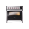 ILVE_UPMI09S3SS_Panoramagic_36"_Induction_Range_Front_View