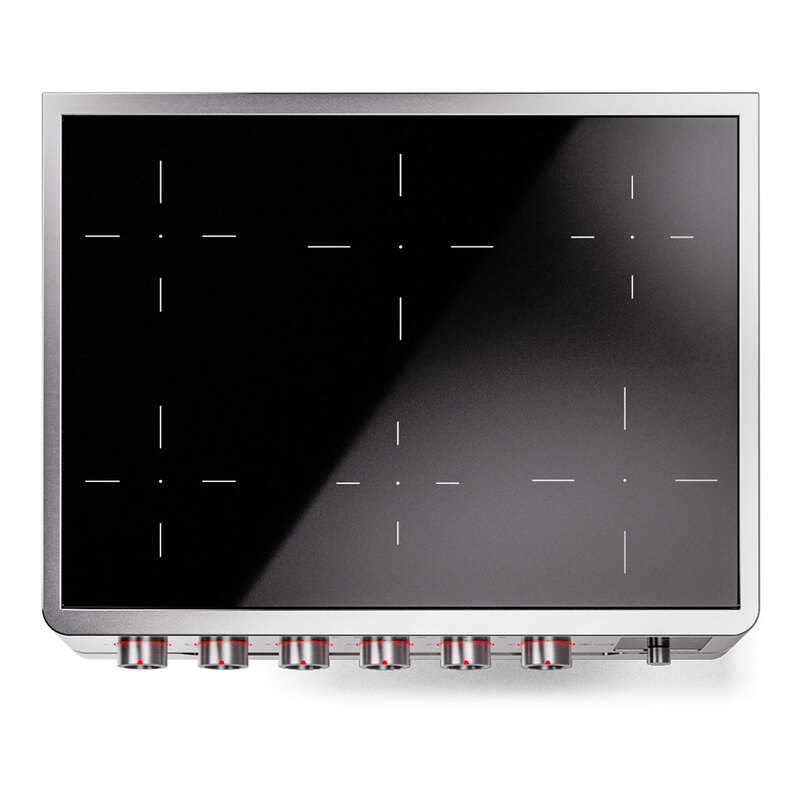 ILVE_UPMI09S3SS_Panoramagic_36"_Induction_Range_top_view