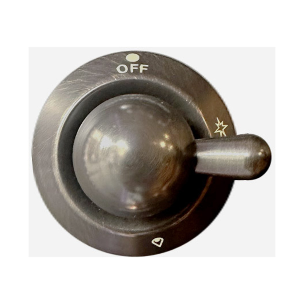 ILVE Parts EG9492003000118 Burnished Knob for Dual Ring Gas Burners of Majestic Ranges