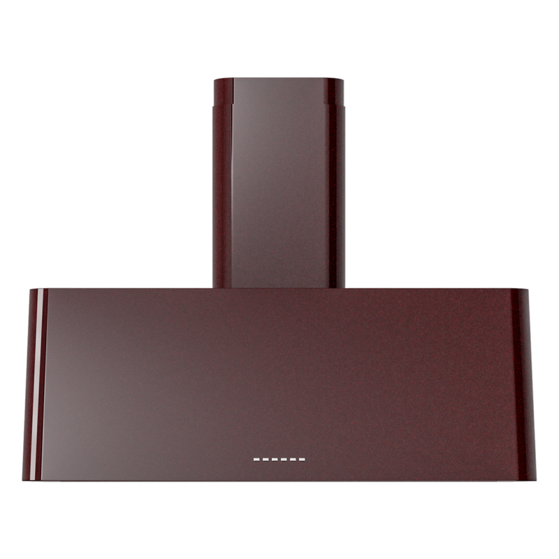 ILVE UAG36BU Nostalgie 36" Range Hood  (Burgundy)