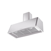 ILVE UAG40SS Nostalgie 40" Range Hood, bottom angled view