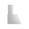 ILVE UAG40SS Nostalgie 40" Range Hood, side view