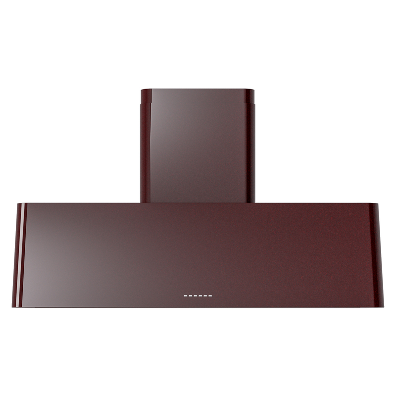 ILVE UAG48BU Nostalgie 48" Range Hood (Burgundy)