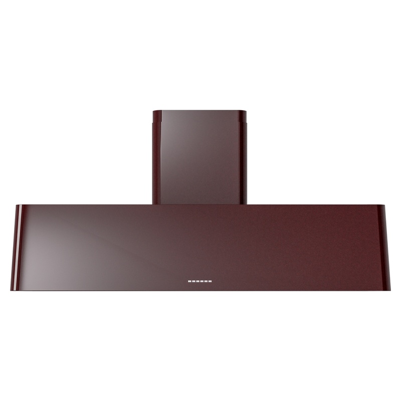 ILVE UAG60BU Nostalgie 60" Range Hood (Burgundy)