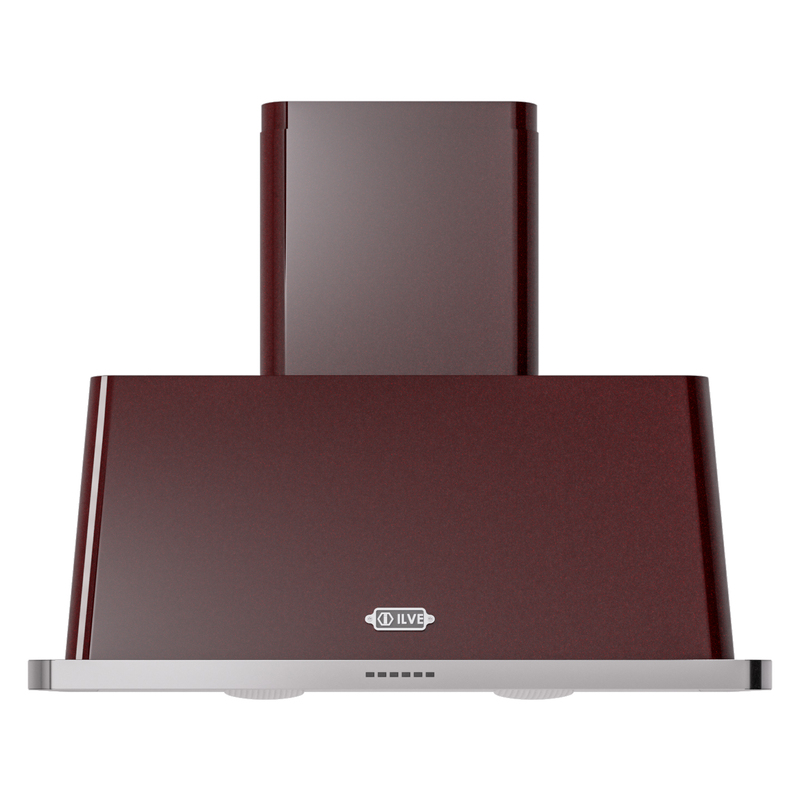 ILVE UAM100BU Majestic 40" Range Hood (Burgundy)