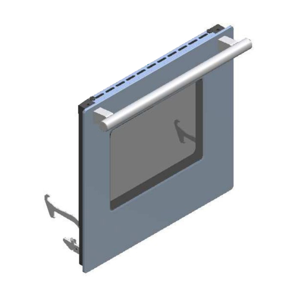 ILVE Parts UG/720/08 TRIPLE GLASS 40 CM DOOR / ST ST