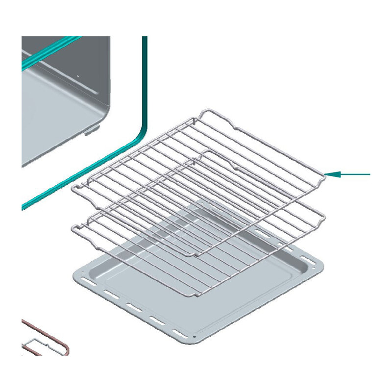 ILVE Parts EA2631006000000 Oven Grid Rack for UOV 60 (A/095/37)