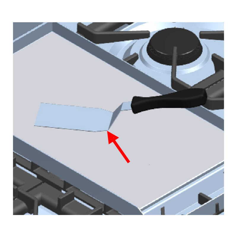 ILVE Parts EA6577001000000 Fry Top Spatula (A/408/01) - Image 4