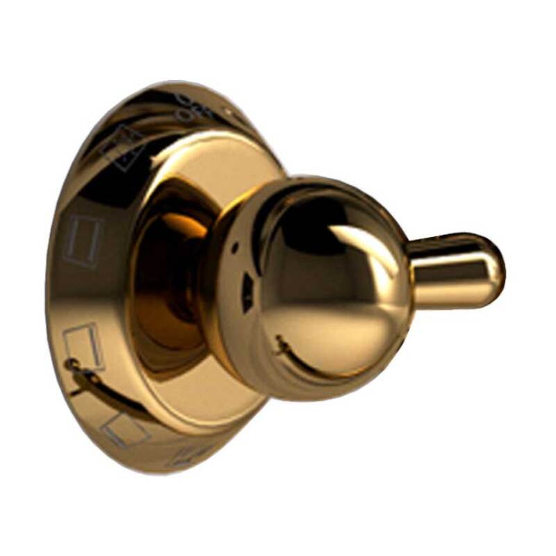 ILVE Parts EG9488014000116 Multifunction Brass Knob for Nostalgie II Ranges