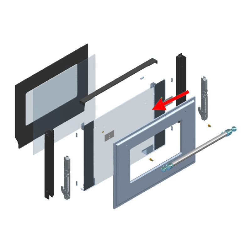 ILVE Parts EG9860004000000 Door Glass for 60 inch Range UOV 60 E3