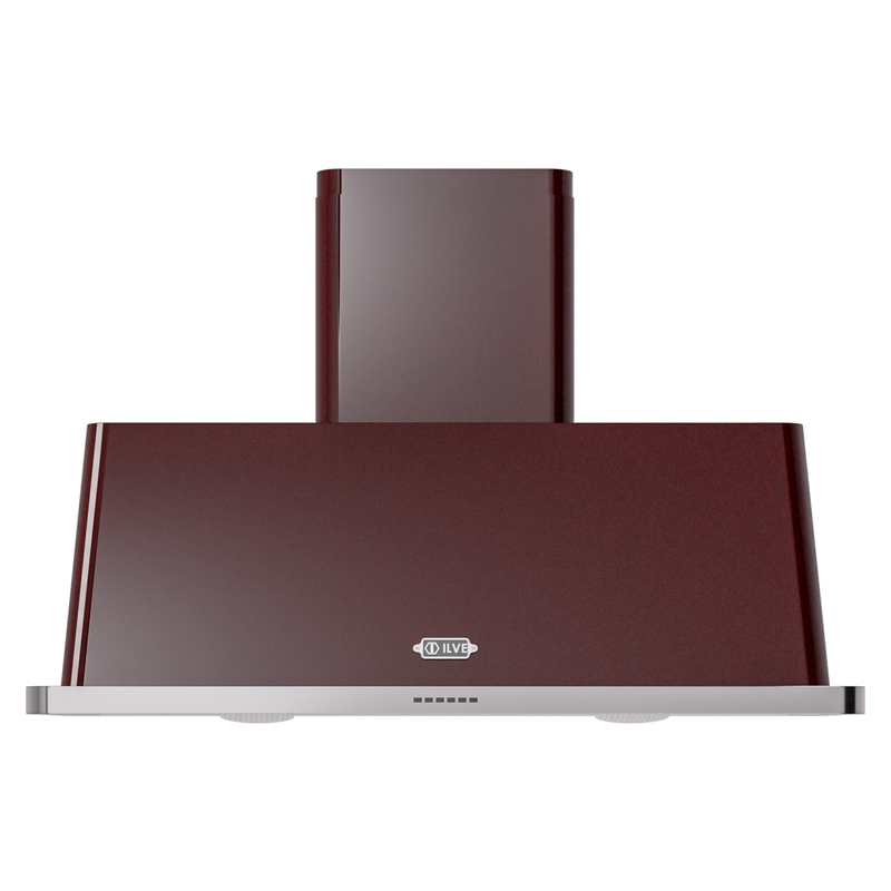 ILVE UAM120BU Majestic 48" Range Hood (Burgundy)