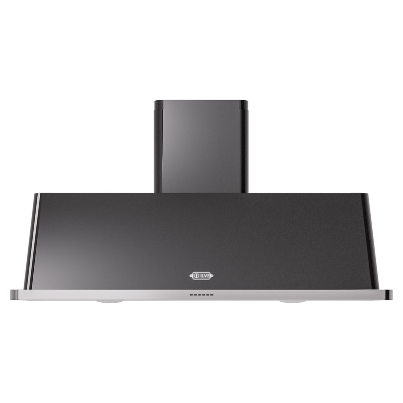 ILVE UAM150BK Majestic 60" Range Hood (Glossy Black)