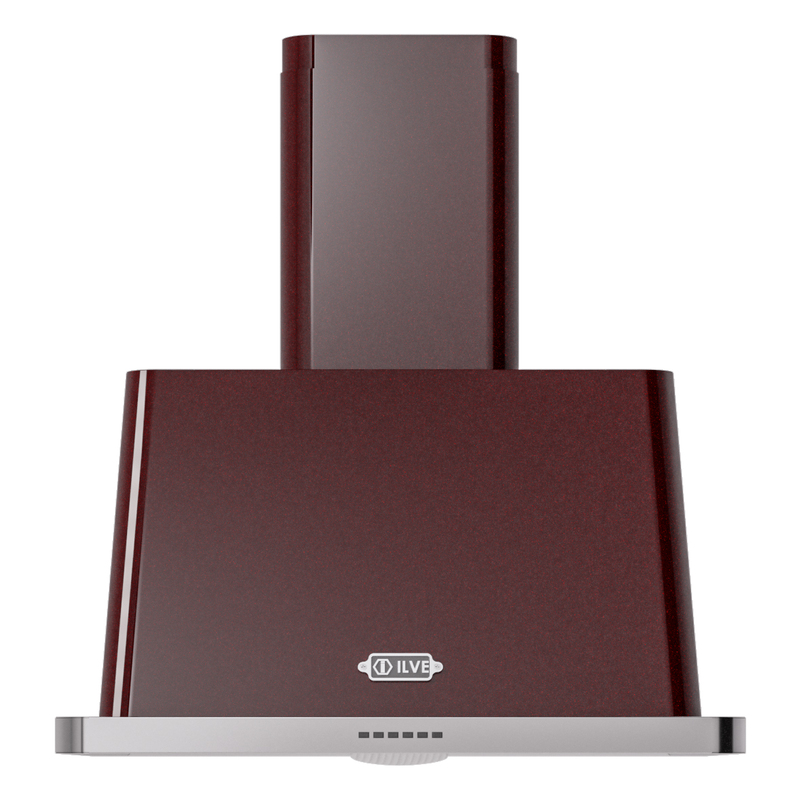 ILVE UAM76BU Majestic 30" Range Hood (Burgundy)