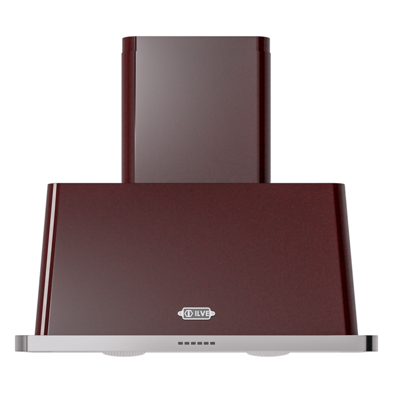 ILVE UAM90BU Majestic 36" Range Hood (Burgundy)