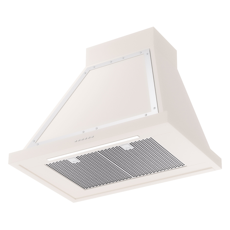 ILVE UANB30AWC Nostalgie Noblesse 30" Range Hood, bottom angled view