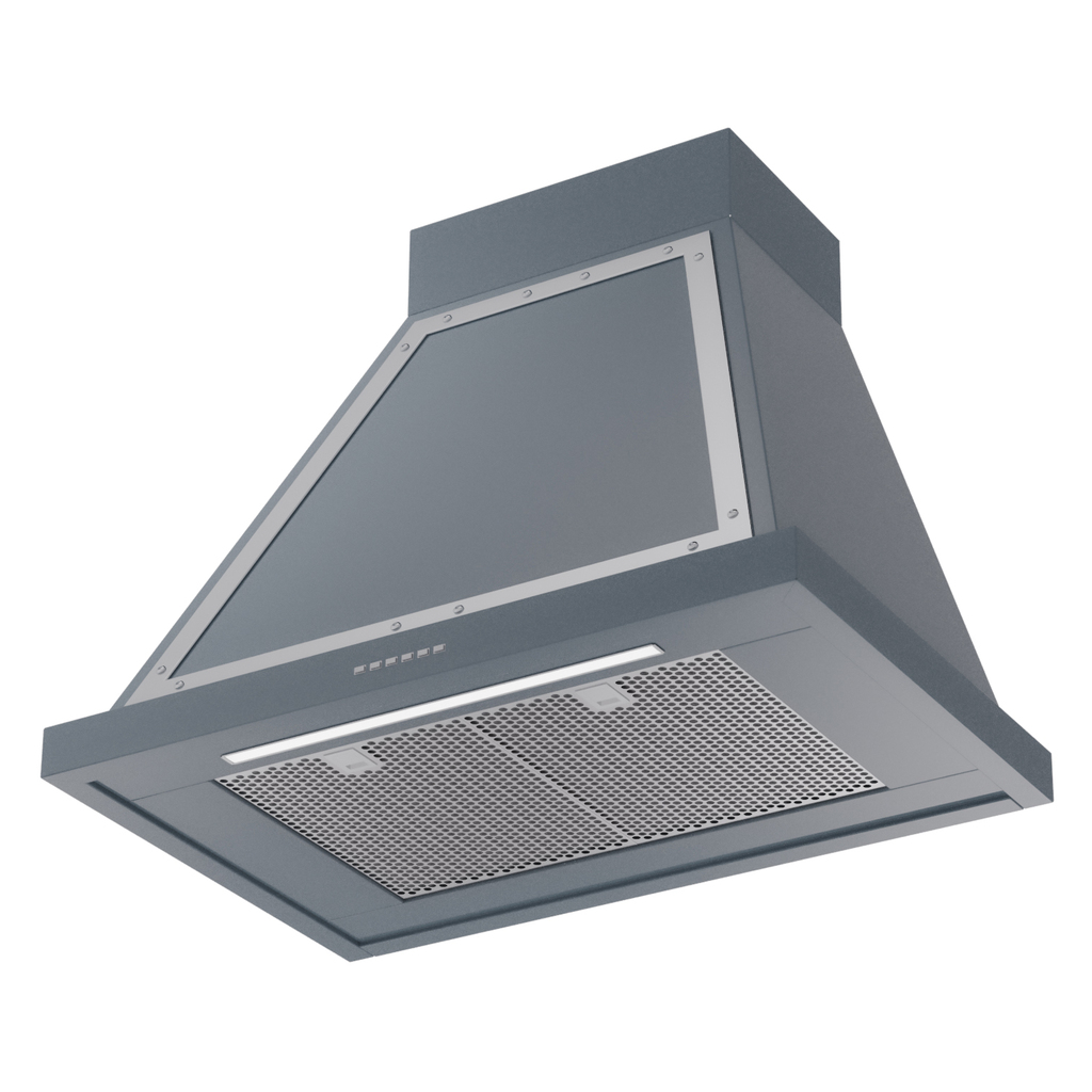 ILVE UANB30BGC Nostalgie Noblesse 30" Range Hood, bottom angled view