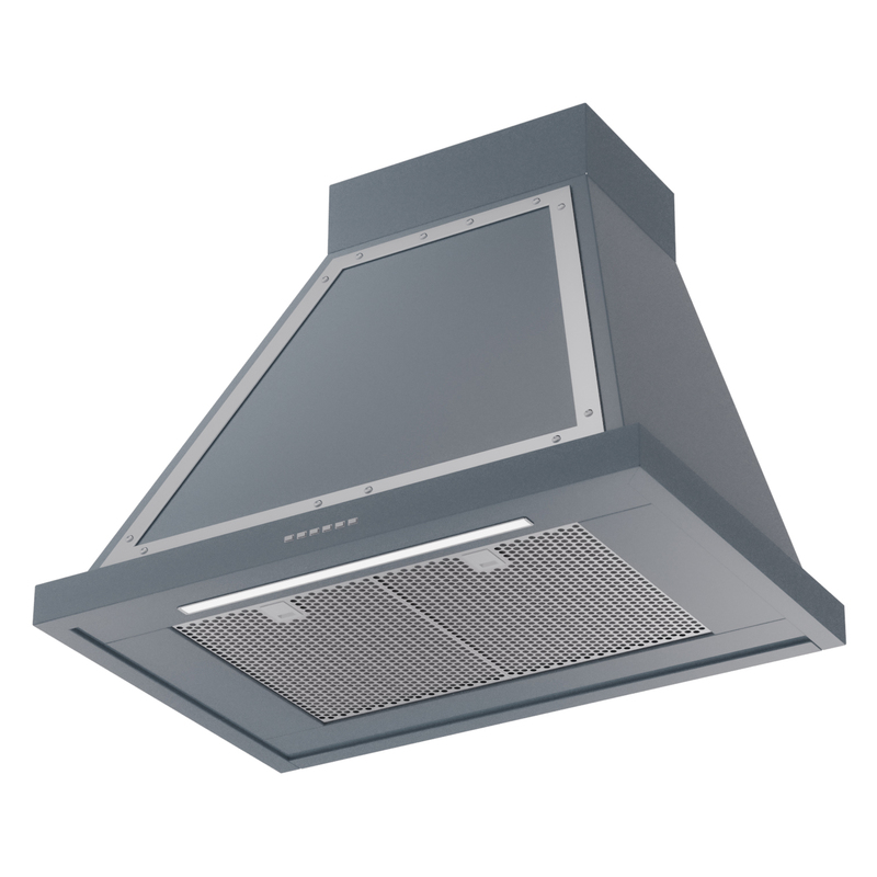 ILVE UANB30BGC Nostalgie Noblesse 30" Range Hood, bottom angled view