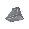 ILVE UANB30BGP Nostalgie Noblesse 30" Range Hood, bottom angled view