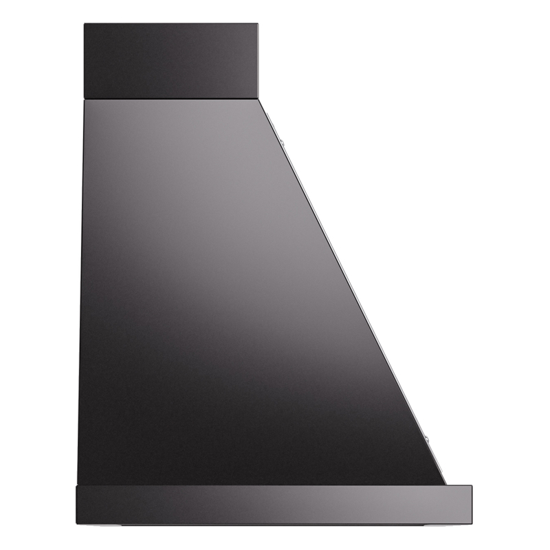 ILVE UANB30BKC Nostalgie Noblesse 30" Range Hood, side view
