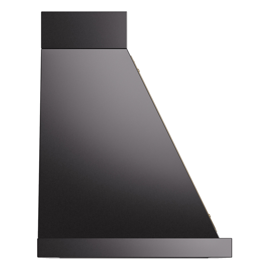 ILVE UANB30BKG Nostalgie Noblesse 30" Range Hood, side view