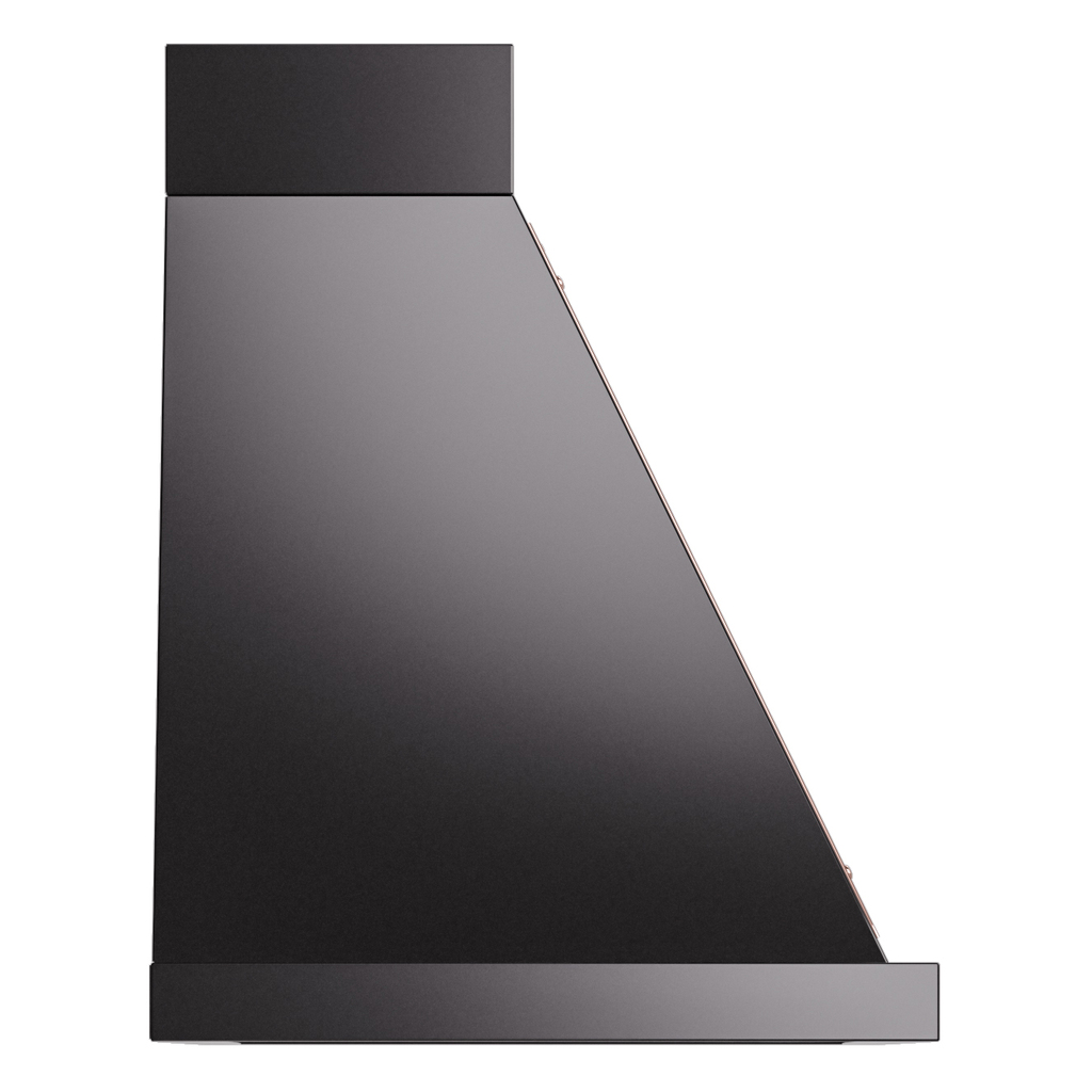 ILVE UANB30BKP Nostalgie Noblesse 30" Range Hood, side view