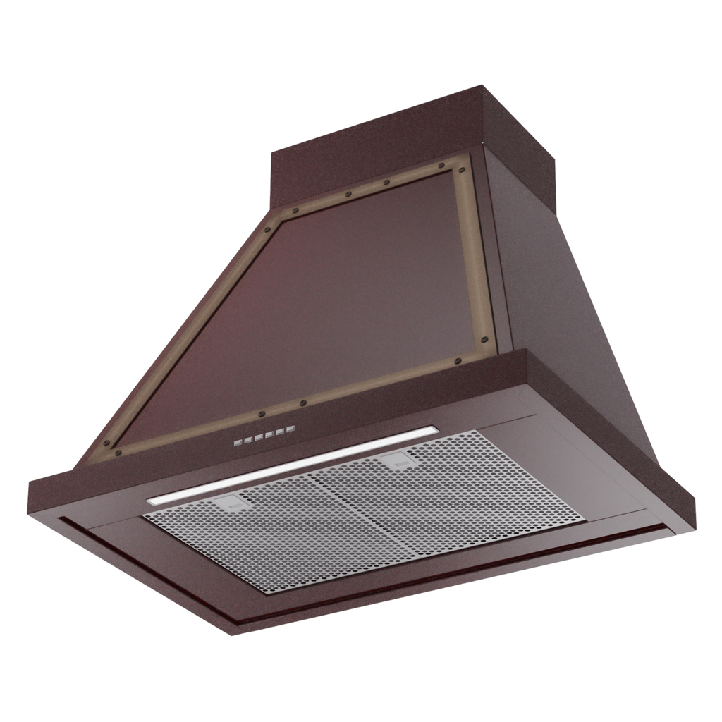 ILVE UANB30BUB Nostalgie Noblesse 30" Range Hood, bottom angled view