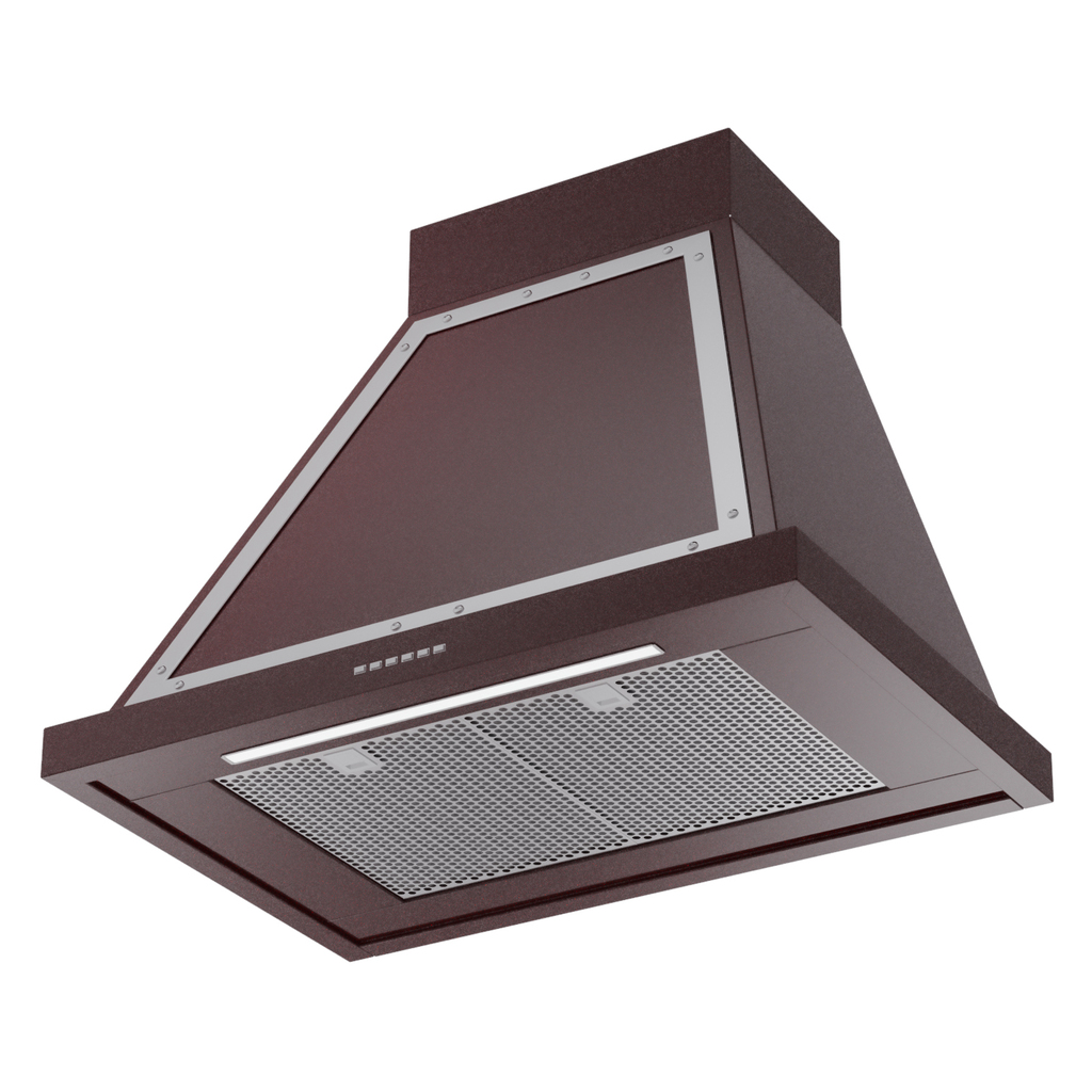 ILVE UANB30BUC Nostalgie Noblesse 30" Range Hood, bottom angled view
