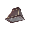 ILVE UANB30BUG Nostalgie Noblesse 30" Range Hood, bottom angled view