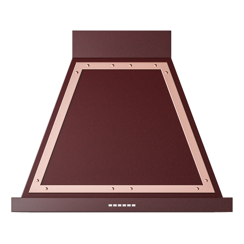 ILVE UANB30BUP Nostalgie Noblesse 30" Range Hood (Burgundy, Copper)