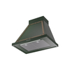 ILVE UANB30EGB Nostalgie Noblesse 30" Range Hood, bottom angled view