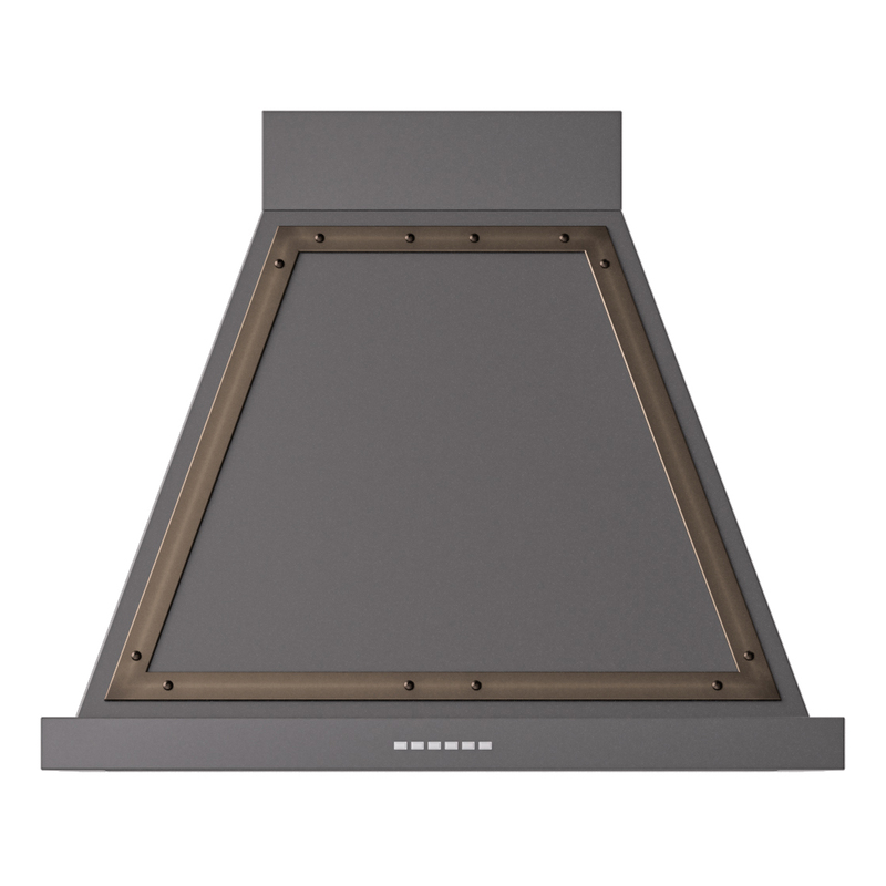 ILVE UANB30MGB Nostalgie Noblesse 30" Range Hood (Graphite Matte, Bronze)