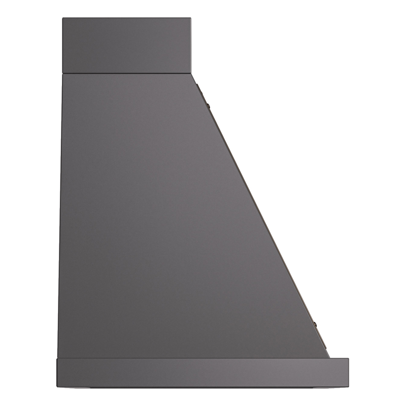ILVE UANB30MGB Nostalgie Noblesse 30" Range Hood, side view