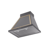ILVE UANB30MGG Nostalgie Noblesse 30" Range Hood, bottom angled view