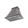 ILVE UANB30MGP Nostalgie Noblesse 30" Range Hood, bottom angled view