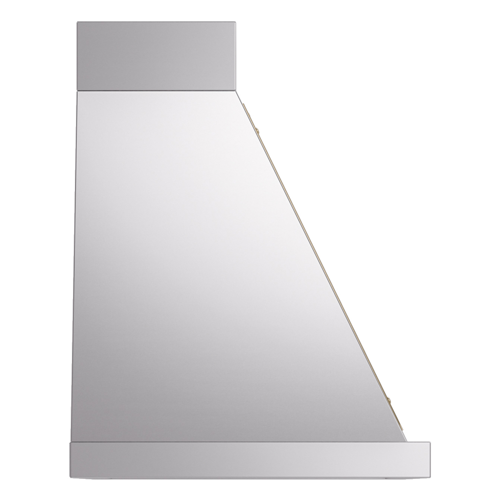 ILVE UANB30SSG Nostalgie Noblesse 30" Range Hood, side view