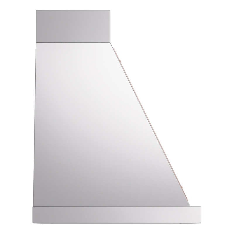 ILVE UANB30SSP Nostalgie Noblesse 30" Range Hood, side view