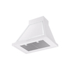 ILVE UANB30WHC Nostalgie Noblesse 30" Range Hood, bottom angled view