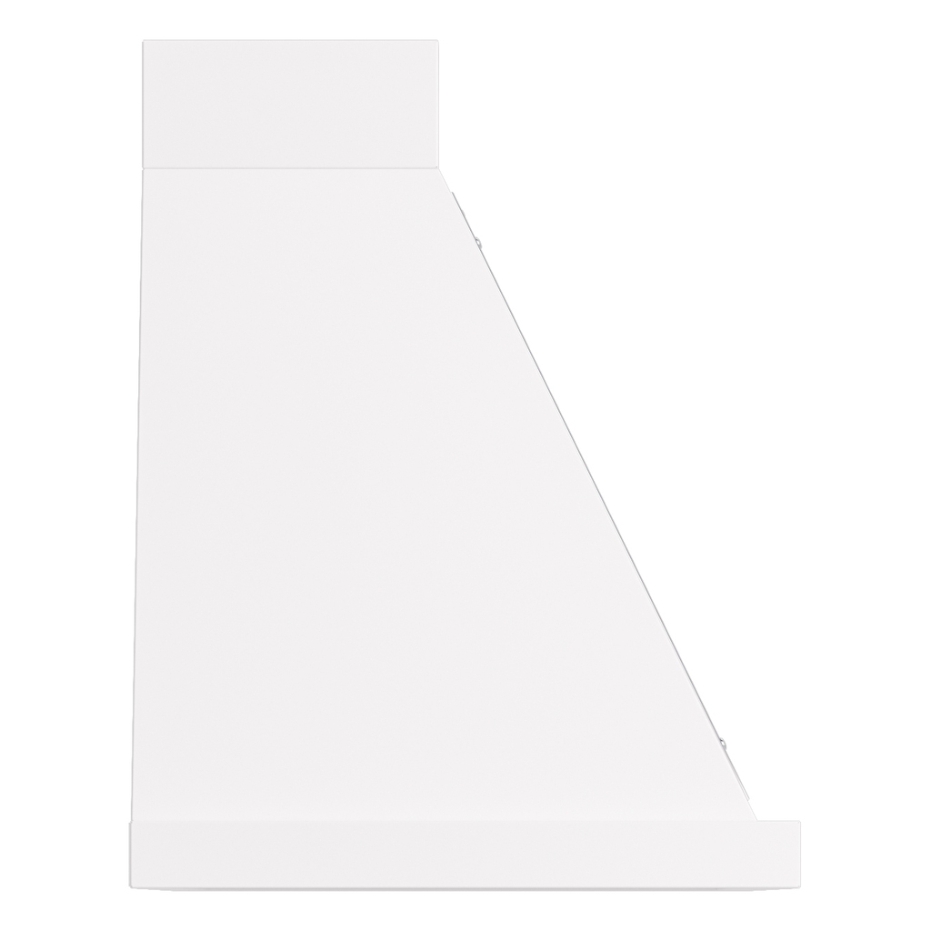 ILVE UANB30WHC Nostalgie Noblesse 30" Range Hood, side view