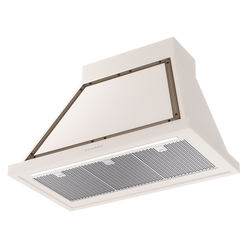 ILVE UANB36AWB Nostalgie Noblesse 36" Range Hood, bottom angled view