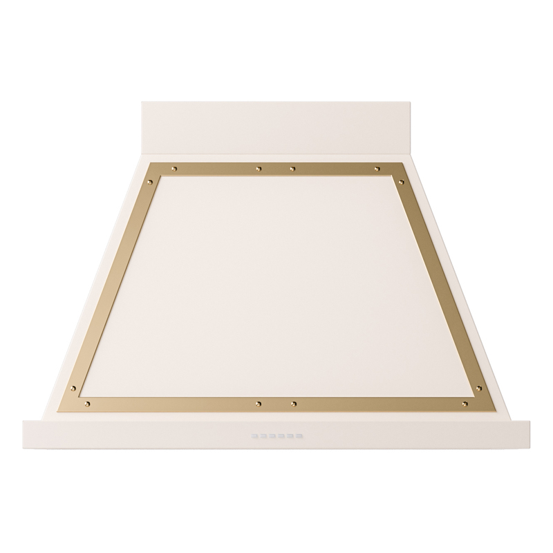 ILVE UANB36AWG Nostalgie Noblesse 36" Range Hood (Antique White, Brass)