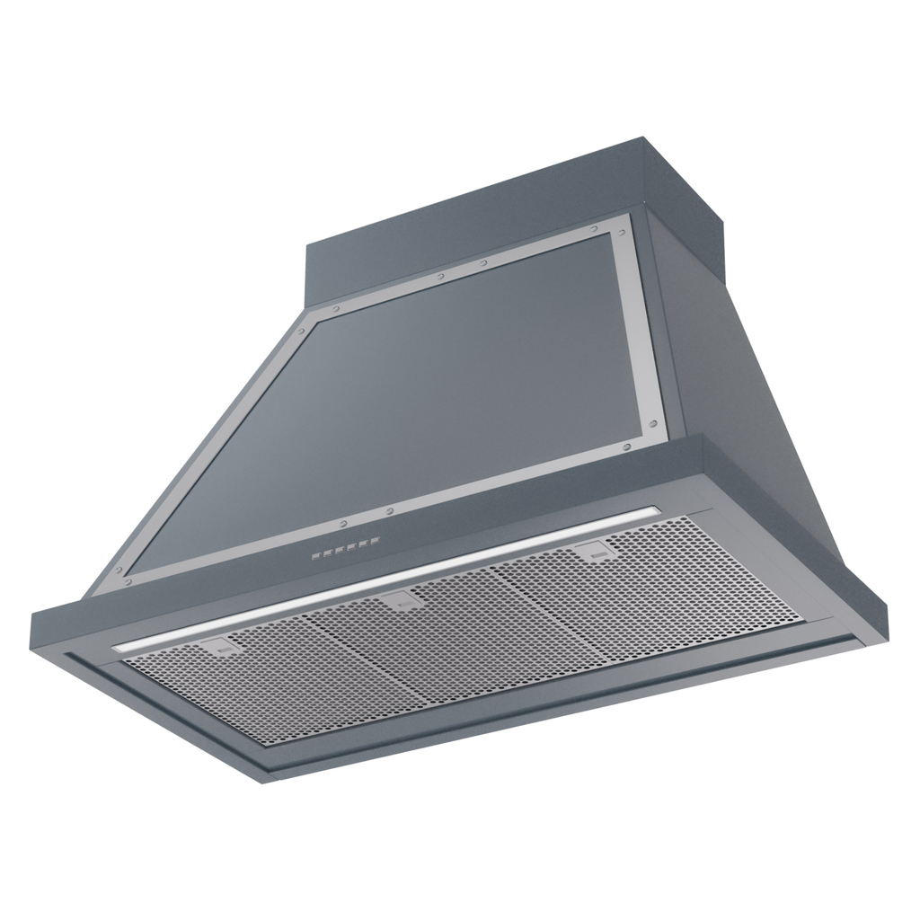 ILVE UANB36BGC Nostalgie Noblesse 36" Range Hood, bottom angled view