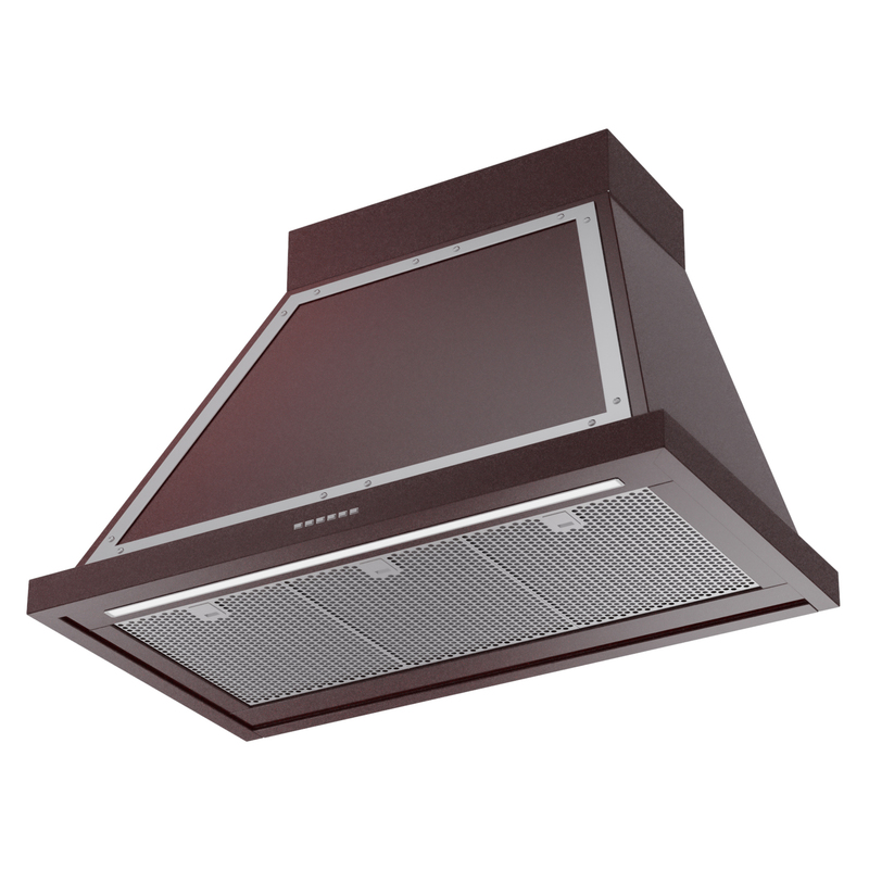 ILVE UANB36BUC Nostalgie Noblesse 36" Range Hood, bottom angled view