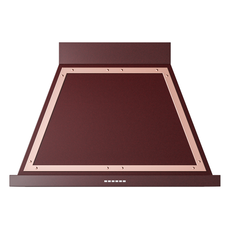 ILVE UANB36BUP Nostalgie Noblesse 36" Range Hood (Burgundy, Copper)