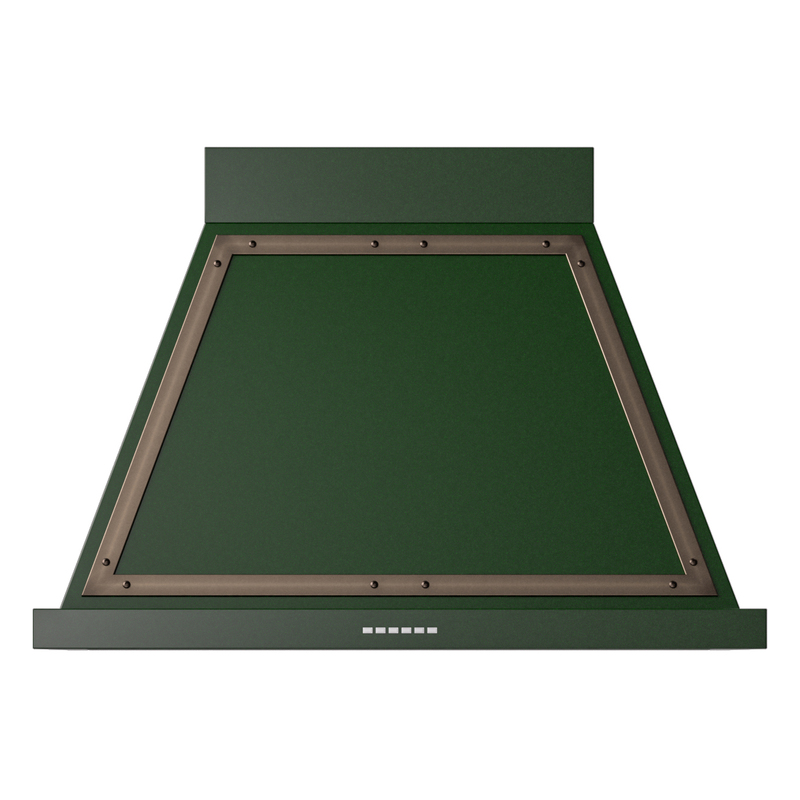 ILVE UANB36EGB Nostalgie Noblesse 36" Range Hood (Emerald Green, Bronze)