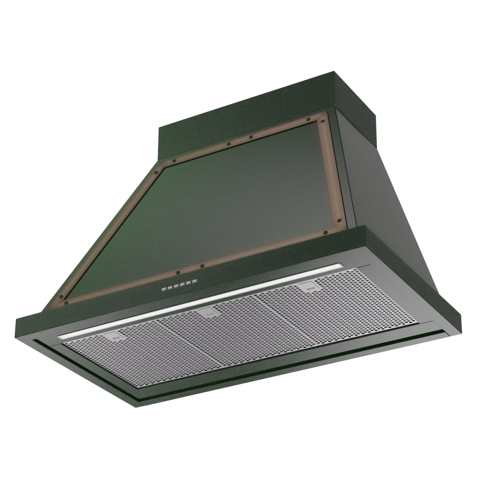 ILVE UANB36EGB Nostalgie Noblesse 36" Range Hood, bottom angled view