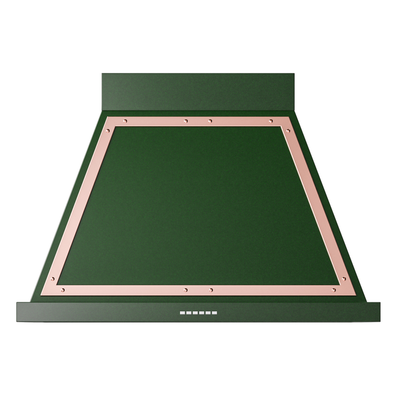 ILVE UANB36EGP Nostalgie Noblesse 36" Range Hood (Emerald Green, Copper)